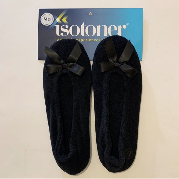 Isotoner Black Slippers
